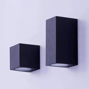 Planet Gates Warm White / single head   4W / Black body-square LED Aluminum Wall Lamp Porch Light Wall Sconce Square Outdoor Waterproof Wall Light Garden Lights Modern wall lights AC85 - 265V