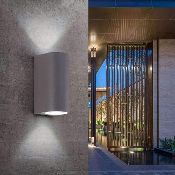 Planet Gates Warm White / single head   4W / Black body-square LED Aluminum Wall Lamp Porch Light Wall Sconce Square Outdoor Waterproof Wall Light Garden Lights Modern wall lights AC85 - 265V