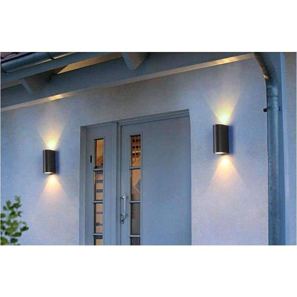 Planet Gates Warm White / single head   4W / Black body-square LED Aluminum Wall Lamp Porch Light Wall Sconce Square Outdoor Waterproof Wall Light Garden Lights Modern wall lights AC85 - 265V