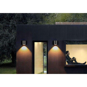 Planet Gates Warm White / single head   4W / Black body-square LED Aluminum Wall Lamp Porch Light Wall Sconce Square Outdoor Waterproof Wall Light Garden Lights Modern wall lights AC85 - 265V