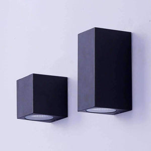 Planet Gates Warm White / single head   4W / Black body-square LED Aluminum Wall Lamp Porch Light Wall Sconce Square Outdoor Waterproof Wall Light Garden Lights Modern wall lights AC85 - 265V