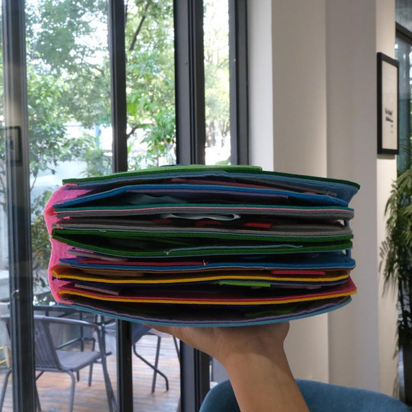 Planet Gates Washable Montessori Baby Busy Board 3D Toddlers Story Cloth Book Early Learning Education Habits Knowledge Developing Toys