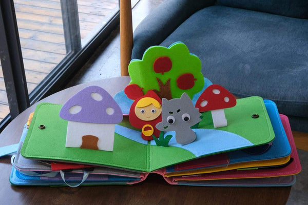 Planet Gates Washable Montessori Baby Busy Board 3D Toddlers Story Cloth Book Early Learning Education Habits Knowledge Developing Toys