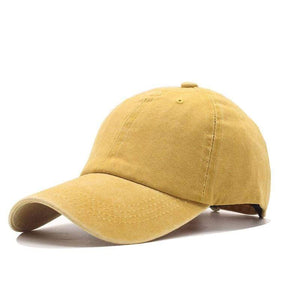 Planet Gates Washed Cotton Adjustable Solid color Baseball Cap Unisex couple cap Fashion Leisure dad Hat Snapback cap