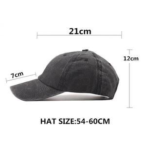 Planet Gates Washed Cotton Adjustable Solid color Baseball Cap Unisex couple cap Fashion Leisure dad Hat Snapback cap