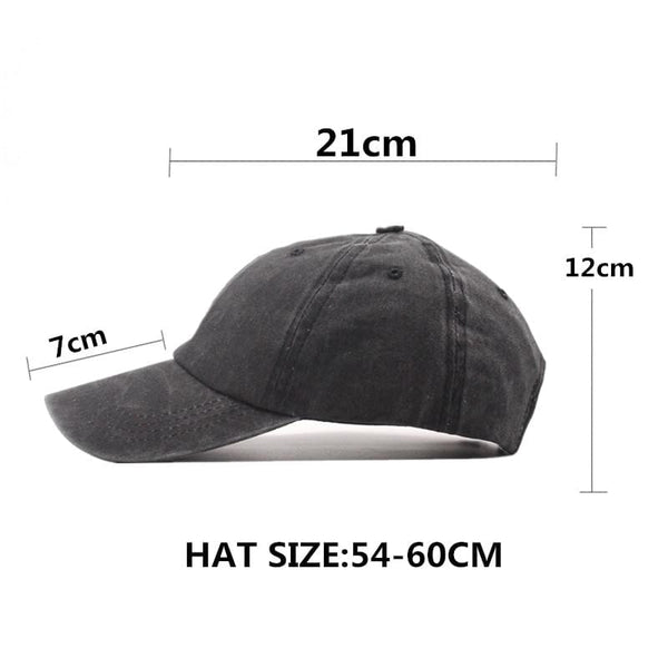 Planet Gates Washed Cotton Adjustable Solid color Baseball Cap Unisex couple cap Fashion Leisure dad Hat Snapback cap