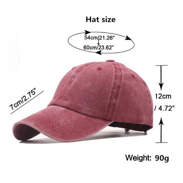 Planet Gates Washed Cotton Adjustable Solid color Baseball Cap Unisex couple cap Fashion Leisure dad Hat Snapback cap