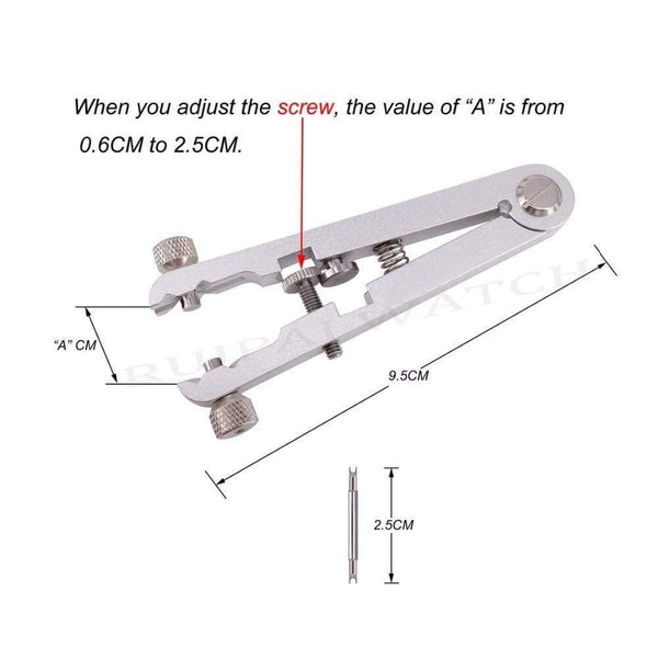 Planet Gates Watch Bracelet Pliers  6825 Standard of Spring Bar Remover  Watch Bands Repair Removing Tool