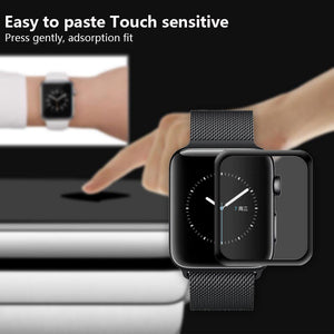 Planet Gates Watch Glass Tempered Watch Glass Screen Protector Durable Anti-Shatter Guard 3D Tempered Glass Film 9H+ HD Dustproof Anti-Glare