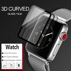 Planet Gates Watch Glass Tempered Watch Glass Screen Protector Durable Anti-Shatter Guard 3D Tempered Glass Film 9H+ HD Dustproof Anti-Glare