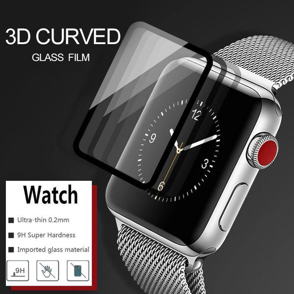 Planet Gates Watch Glass Tempered Watch Glass Screen Protector Durable Anti-Shatter Guard 3D Tempered Glass Film 9H+ HD Dustproof Anti-Glare