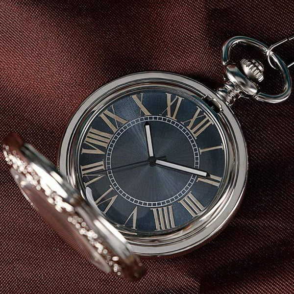 Planet Gates Watch Men Relogio Digital Steampunk Pocket Watch Clock Vintage Self Wind Stylish Gray Dial Automatic Mechanical