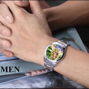 Planet Gates Watch photo print Watches watch face Printing Wristwatch Customized Unique DIY Gift For lovers