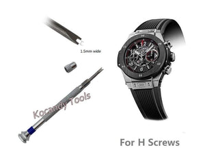 Planet Gates Watch Screwdriver for H screw Hublot Watch Bezel Band Strap Repair Tool- double headed blade