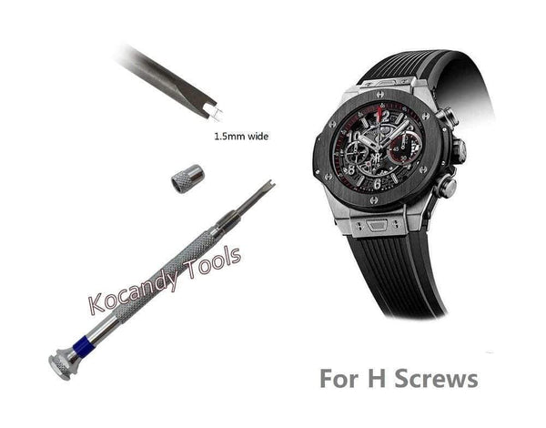 Planet Gates Watch Screwdriver for H screw Hublot Watch Bezel Band Strap Repair Tool- double headed blade
