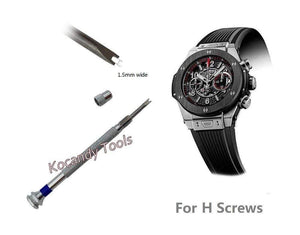 Planet Gates Watch Screwdriver for H screw Hublot Watch Bezel Band Strap Repair Tool- double headed blade