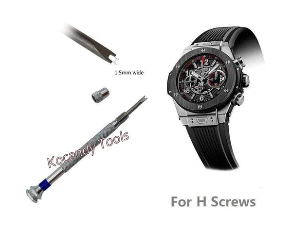 Planet Gates Watch Screwdriver for H screw Hublot Watch Bezel Band Strap Repair Tool- double headed blade