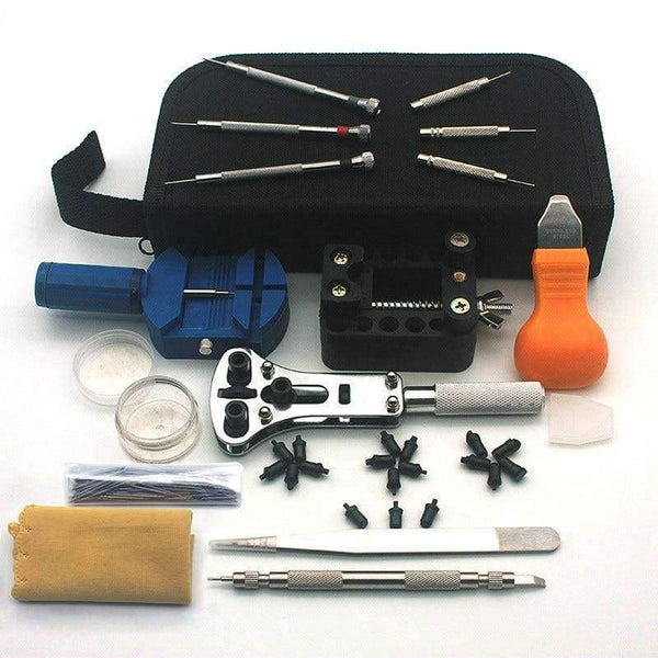 Planet Gates Watch Tools Watch Repair Tool Kit Set Watch Opener Link Spring Bar Remover Tools Screwdriver Set Link Pins Cleaning Cloth