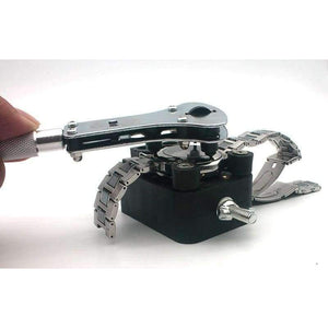 Planet Gates Watch Tools Watch Repair Tool Kit Set Watch Opener Link Spring Bar Remover Tools Screwdriver Set Link Pins Cleaning Cloth