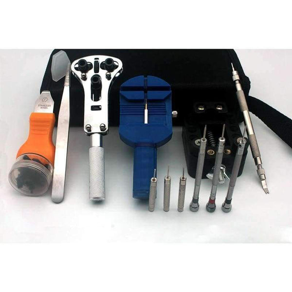 Planet Gates Watch Tools Watch Repair Tool Kit Set Watch Opener Link Spring Bar Remover Tools Screwdriver Set Link Pins Cleaning Cloth