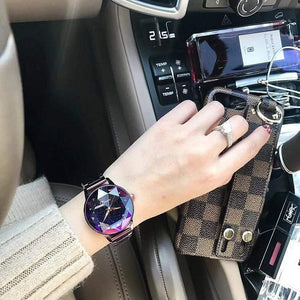 Planet Gates Watch Women Dress Watch Fashion Rose Gold Quartz Watches Female Stainless Steel Wristwatches