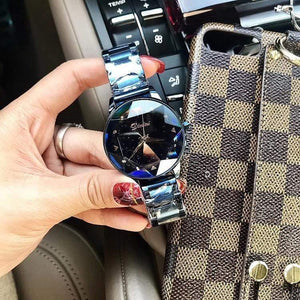 Planet Gates Watch Women Dress Watch Fashion Rose Gold Quartz Watches Female Stainless Steel Wristwatches