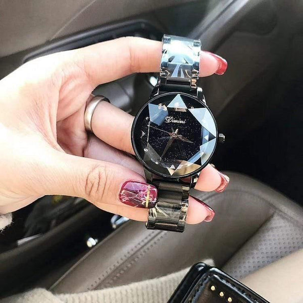 Planet Gates Watch Women Dress Watch Fashion Rose Gold Quartz Watches Female Stainless Steel Wristwatches