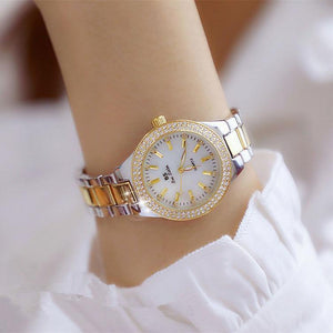 Planet Gates Watch Women Dress Watch Fashion Rose Gold Quartz Watches Female Stainless Steel Wristwatches