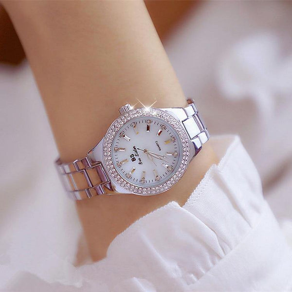 Planet Gates Watch Women Dress Watch Fashion Rose Gold Quartz Watches Female Stainless Steel Wristwatches