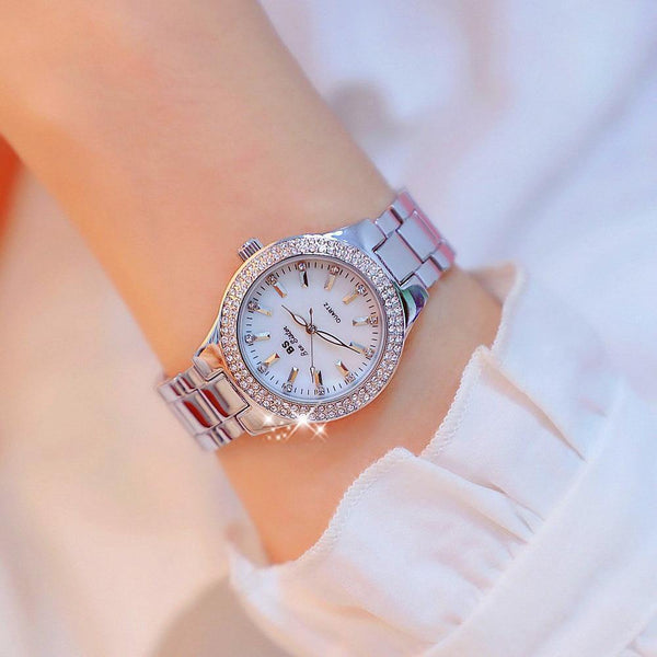 Planet Gates Watch Women Dress Watch Fashion Rose Gold Quartz Watches Female Stainless Steel Wristwatches