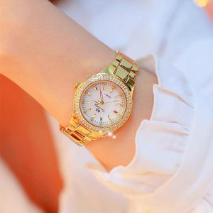 Planet Gates Watch Women Dress Watch Fashion Rose Gold Quartz Watches Female Stainless Steel Wristwatches
