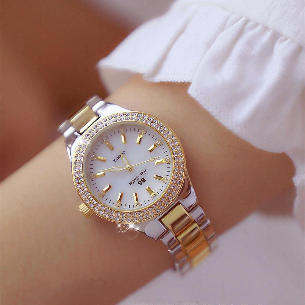 Planet Gates Watch Women Dress Watch Fashion Rose Gold Quartz Watches Female Stainless Steel Wristwatches