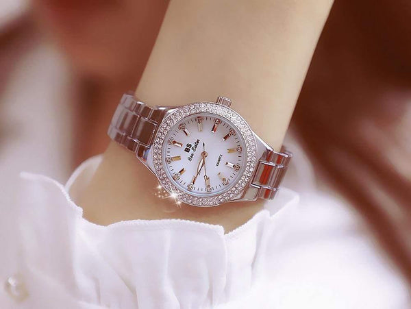 Planet Gates Watch Women Dress Watch Fashion Rose Gold Quartz Watches Female Stainless Steel Wristwatches