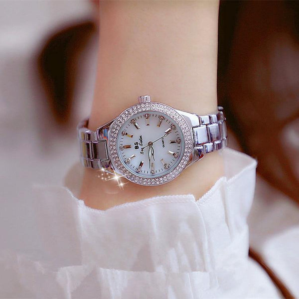 Planet Gates Watch Women Dress Watch Fashion Rose Gold Quartz Watches Female Stainless Steel Wristwatches