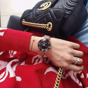 Planet Gates Watch Women Dress Watch Fashion Rose Gold Quartz Watches Female Stainless Steel Wristwatches