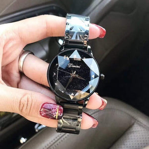 Planet Gates Watch Women Dress Watch Fashion Rose Gold Quartz Watches Female Stainless Steel Wristwatches