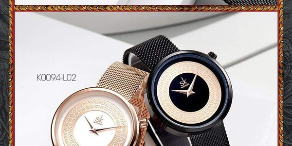 Planet Gates Watch Women Metal Mesh Fashion Clock Vintage Design Ladies Watch Luxury Brand Classical Bayan Kol Saati