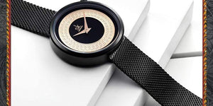Planet Gates Watch Women Metal Mesh Fashion Clock Vintage Design Ladies Watch Luxury Brand Classical Bayan Kol Saati
