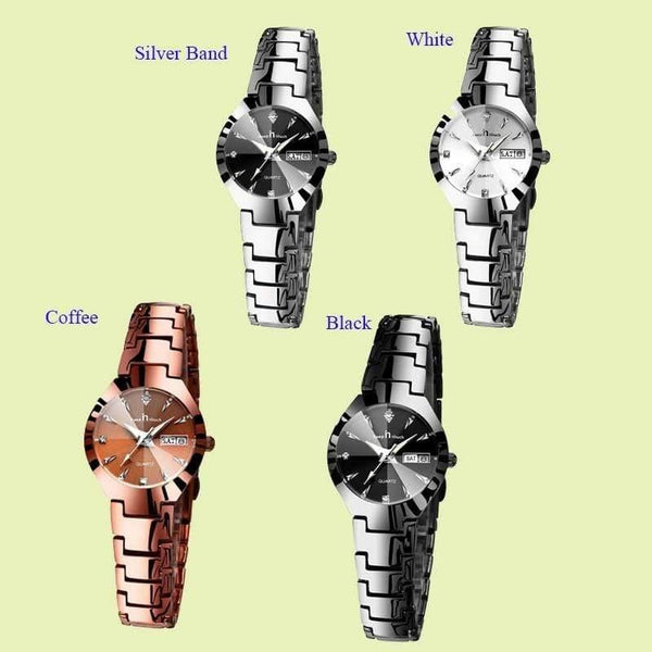 Planet Gates Watch Women Quartz Calendar Rhinestone Dress Bracelet Women's Watch Ladies Luminous Relogio Feminino