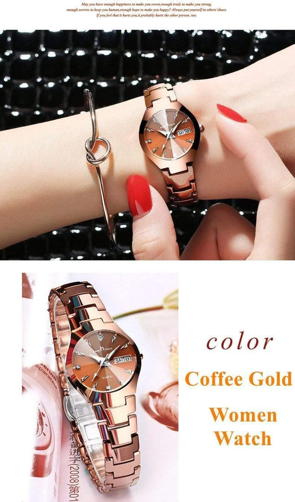 Planet Gates Watch Women Quartz Calendar Rhinestone Dress Bracelet Women's Watch Ladies Luminous Relogio Feminino
