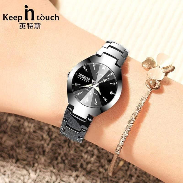 Planet Gates Watch Women Quartz Calendar Rhinestone Dress Bracelet Women's Watch Ladies Luminous Relogio Feminino