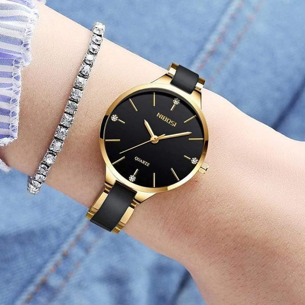 Planet Gates Watch Women Watches Ladies Creative Women's Ceramic Bracelet Watches Female Clock Relogio Feminino Montre Femme