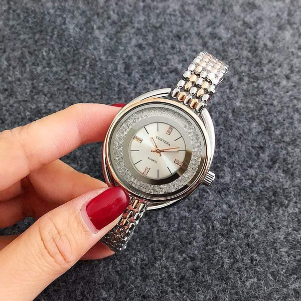Planet Gates Watch Women Watches Rose Gold Bracelet Women's Watches Rhinestone Ladies Watch Clock reloj mujer montre femme