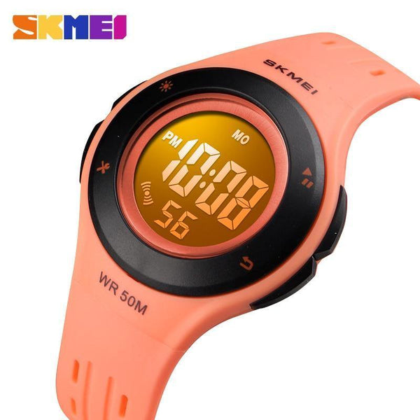 Planet Gates Watches For Kids LED Sport Style Children's Digital Electronic Watch Boys Girls Children Cartoon 50M Waterproof Watch SKMEI 2018