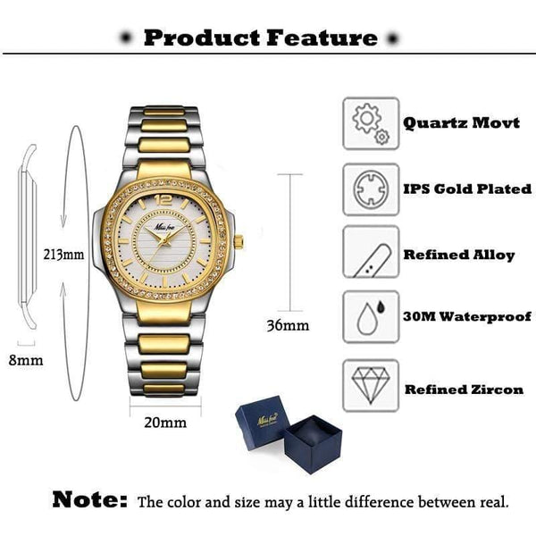 Planet Gates Watches For Women Stainless Steel Gold Female Watch Diamond Wristwatch Patek Wrist Watch