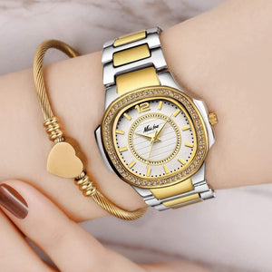 Planet Gates Watches For Women Stainless Steel Gold Female Watch Diamond Wristwatch Patek Wrist Watch