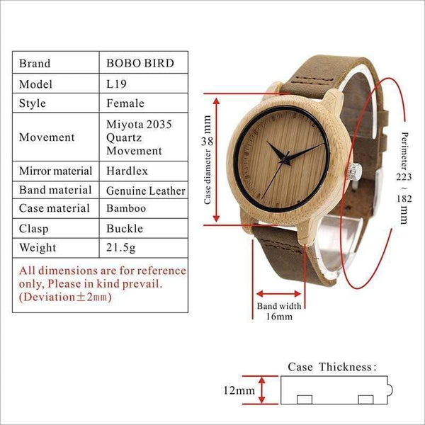 Planet Gates Watches Women Relogio Feminino Bamboo Wood Men Watch Leather Band Handmade Quartz Wristwatch erkek kol saati