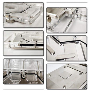 Planet Gates Water Block use for AMD/MSI/GIGABYTE/SAPPHIRE/XFX Radeon RX Vega 56/64 Refrence Edition / Full Cover Graphics Card Block