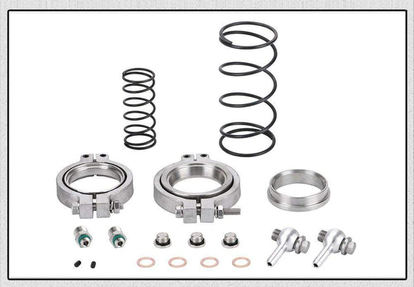 Planet Gates Water cooler 44mm Wastegate external turbo red/black With Flange/Hardware MV-R Water-cooled HT5834