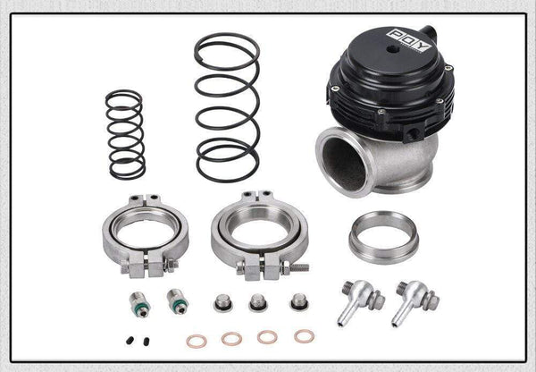 Planet Gates Water cooler 44mm Wastegate external turbo red/black With Flange/Hardware MV-R Water-cooled HT5834